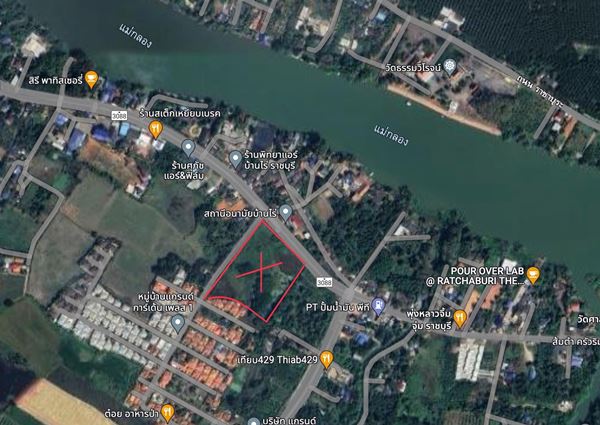 ขายที่ดิน ติดถนน อ.เมืองราชบุรี จ.ราชบุรี ขนาด 11 ไร่ 40 ตารางวา